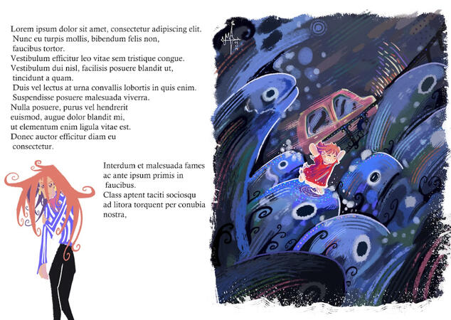 Mock Up Ponyo children book